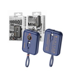 Wekome Power Bank WP-261 with Cable 22.5W 10000mAh Blue Wekome Power Bank WP-261 with Cable 22.5W 10000mAh Blue